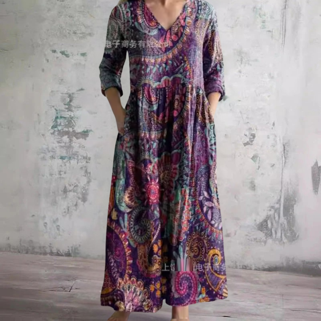 Mandy™ | Floral A-Line Dress