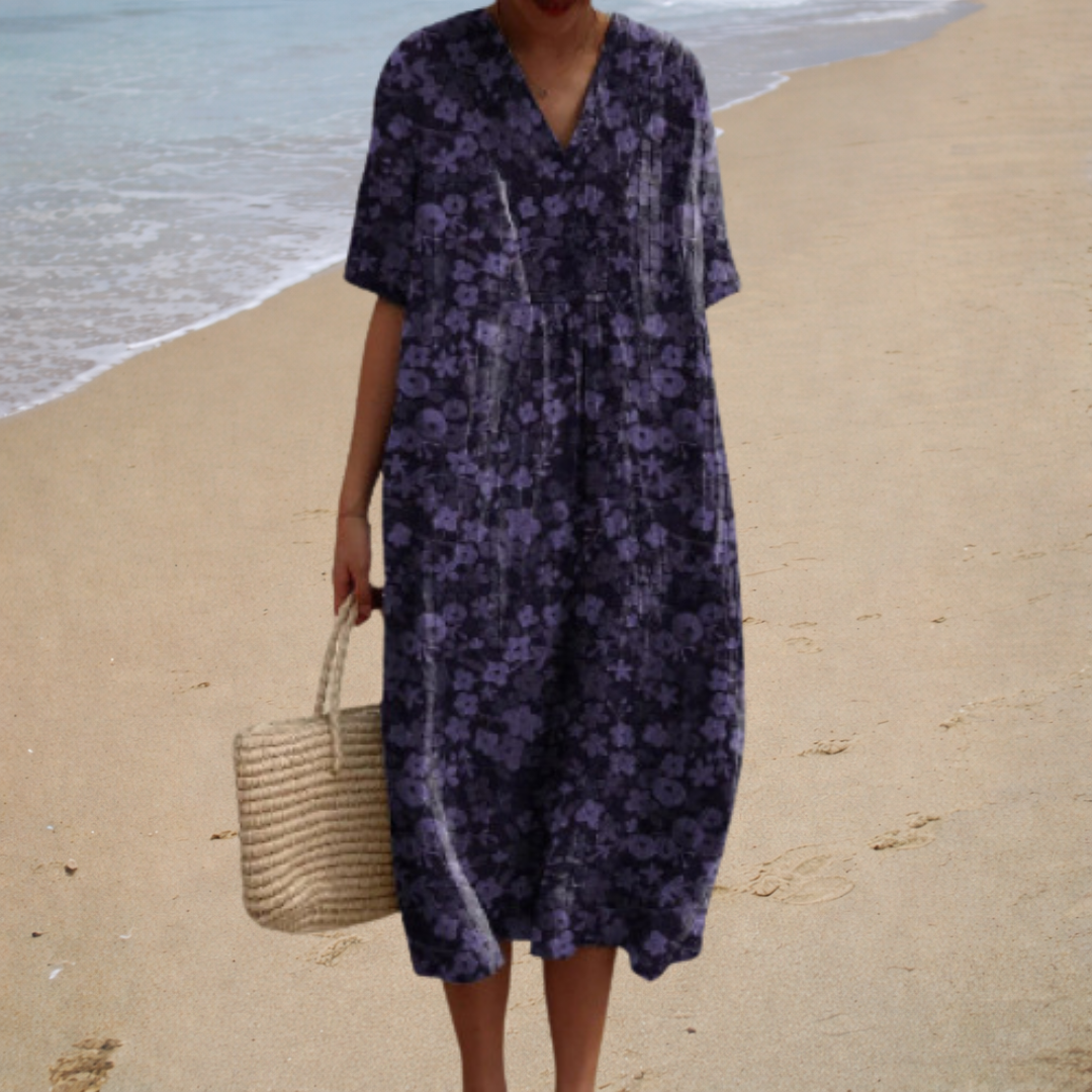 Adèle™ | Floral Long Dress