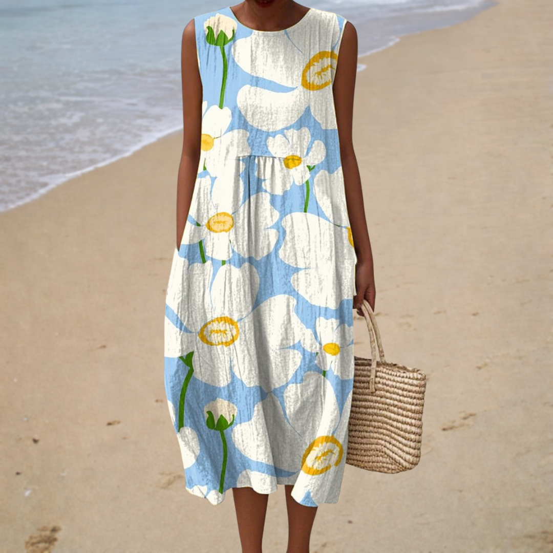 Daisy™ | Solar Print Dress