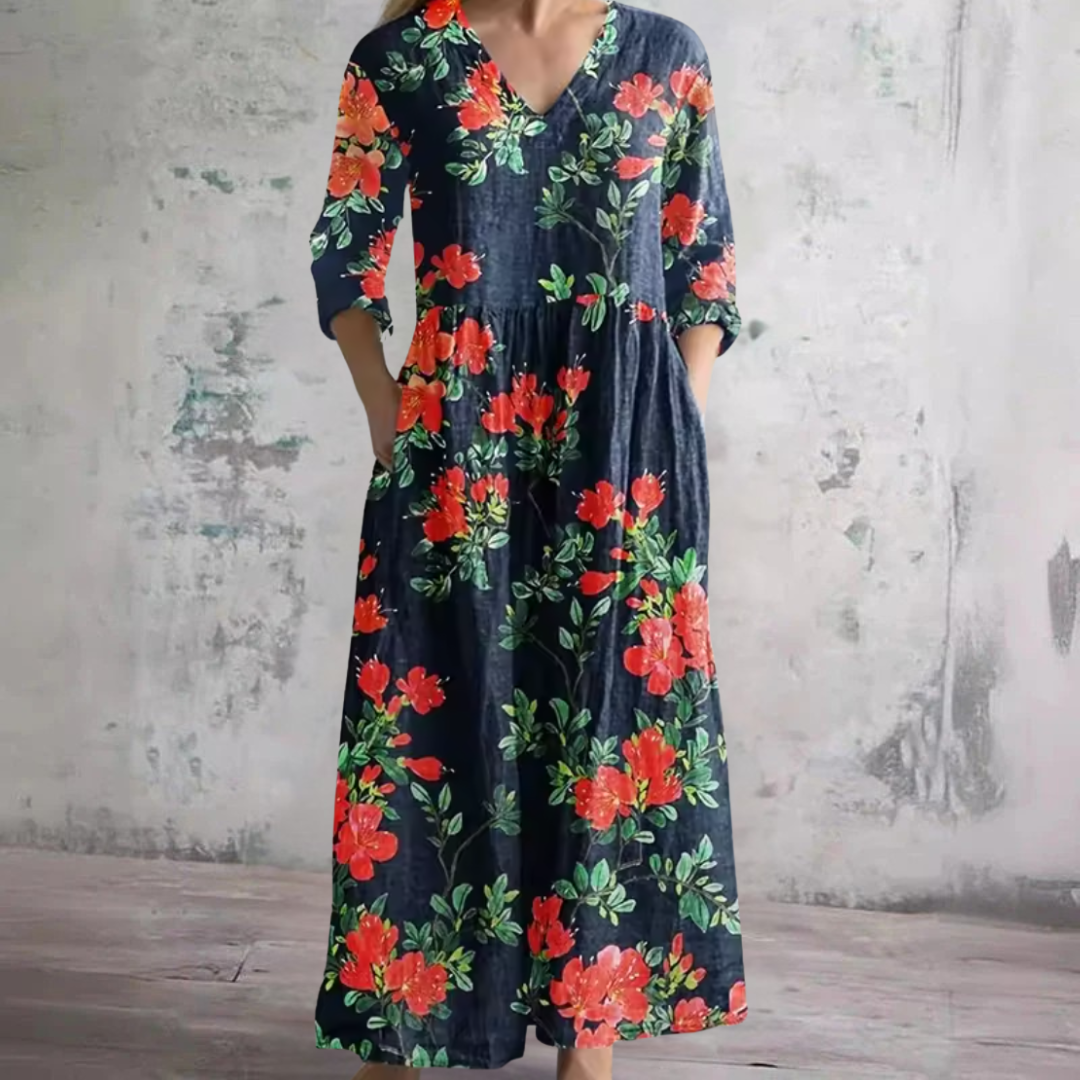 Wendy™ | Floral A-Line Dress