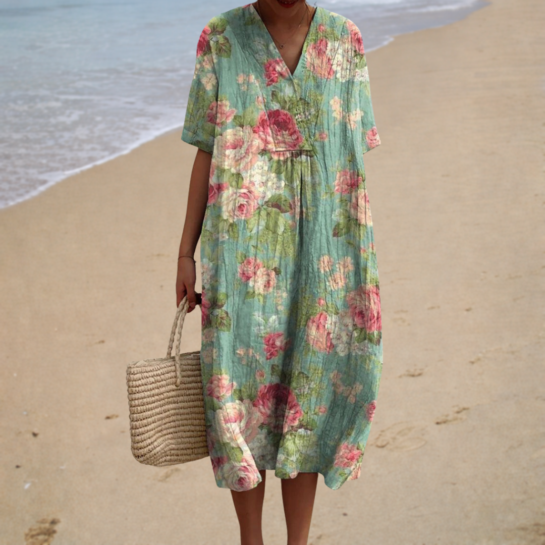 Rosalie™ | Floral A-Line Dress
