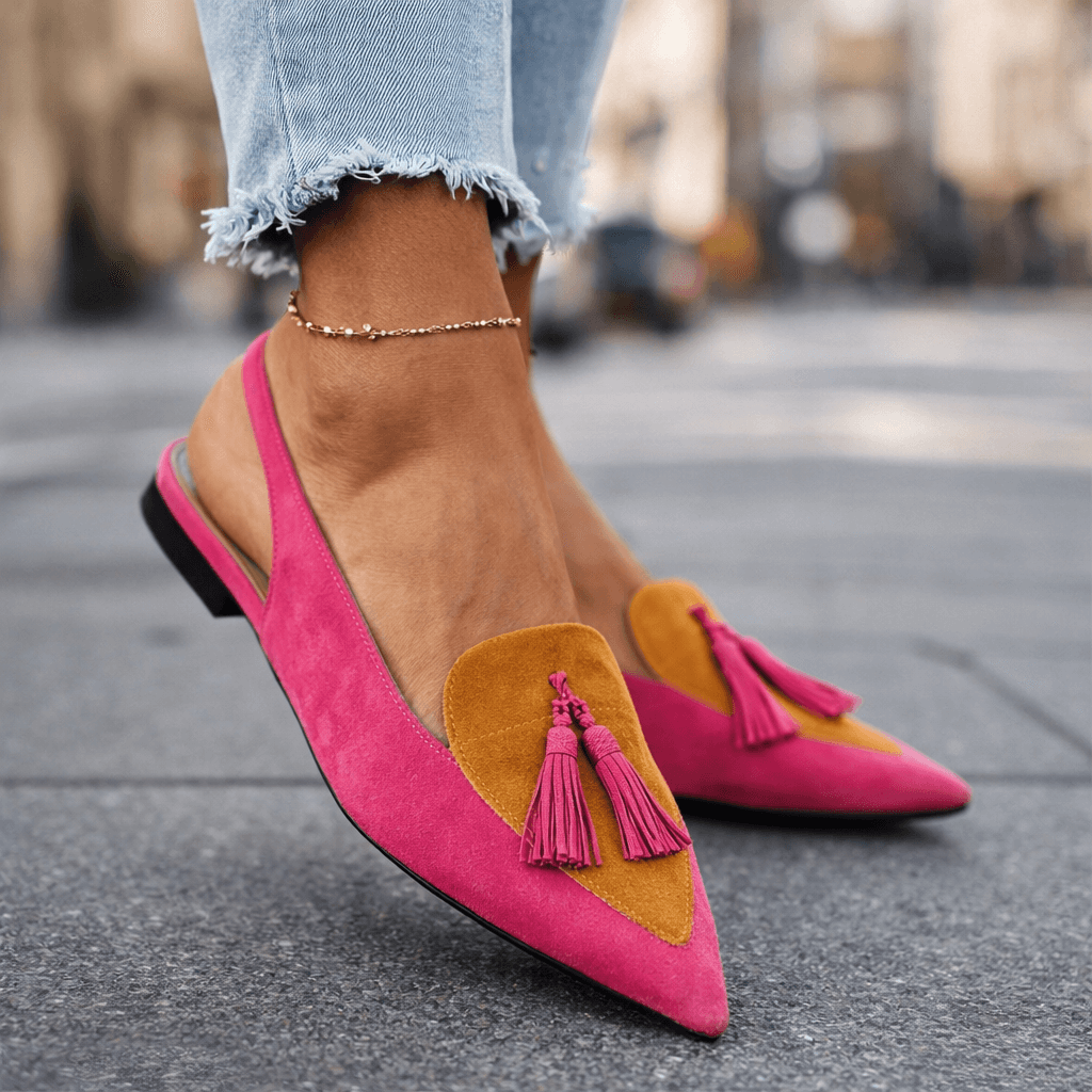Lorena - Chic Tassel Strap Sandals for Effortless Style