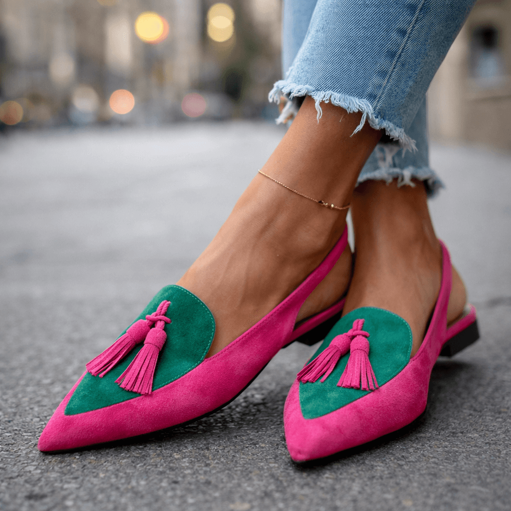 Lorena - Chic Tassel Strap Sandals for Effortless Style