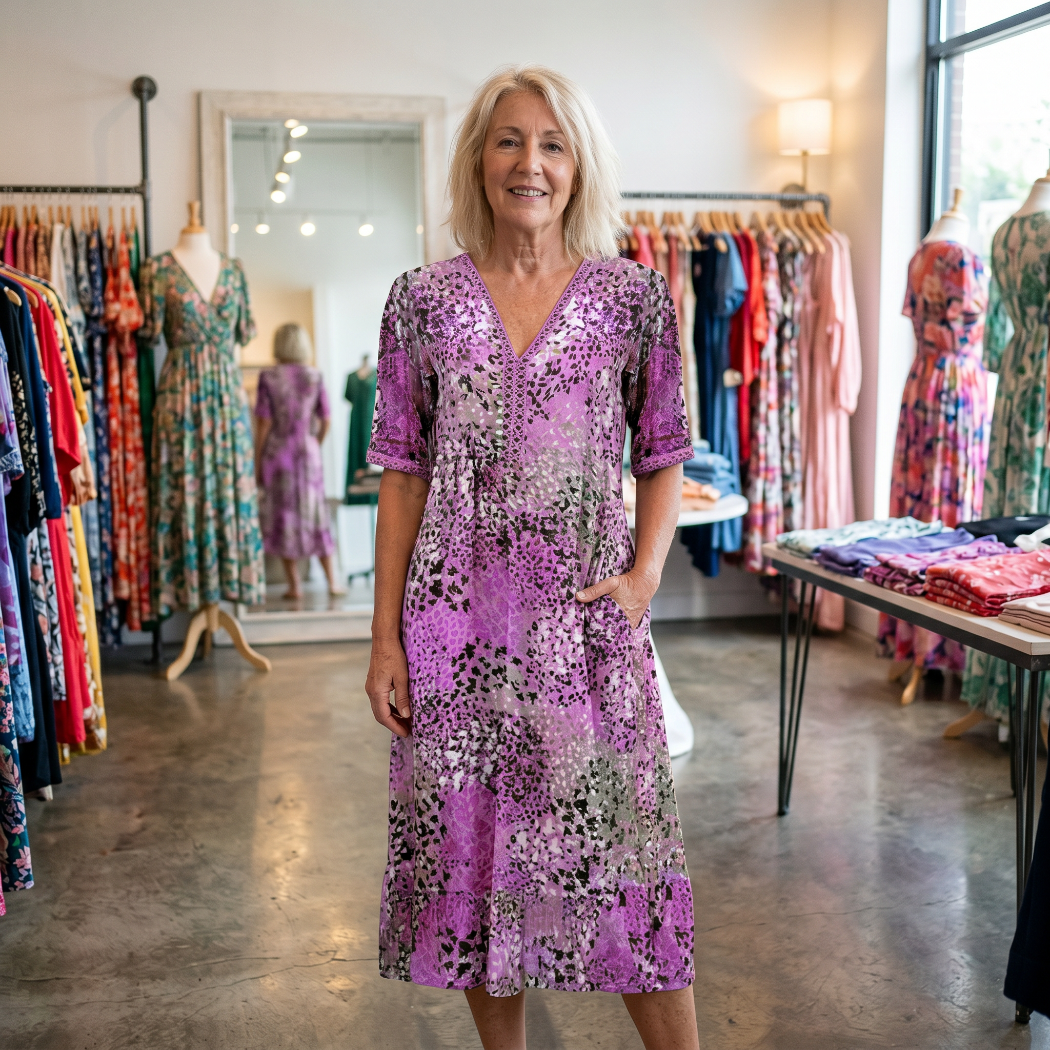 Iris - Flowing Lightweight Dress