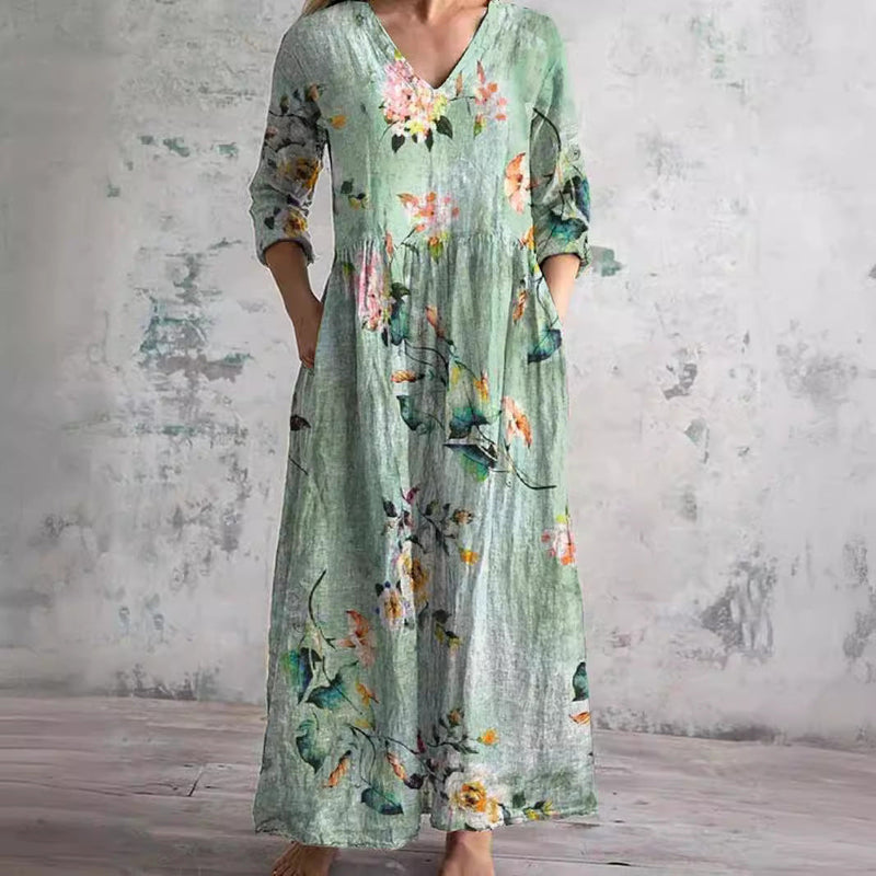 Maya™ | Floral A-Line Dress