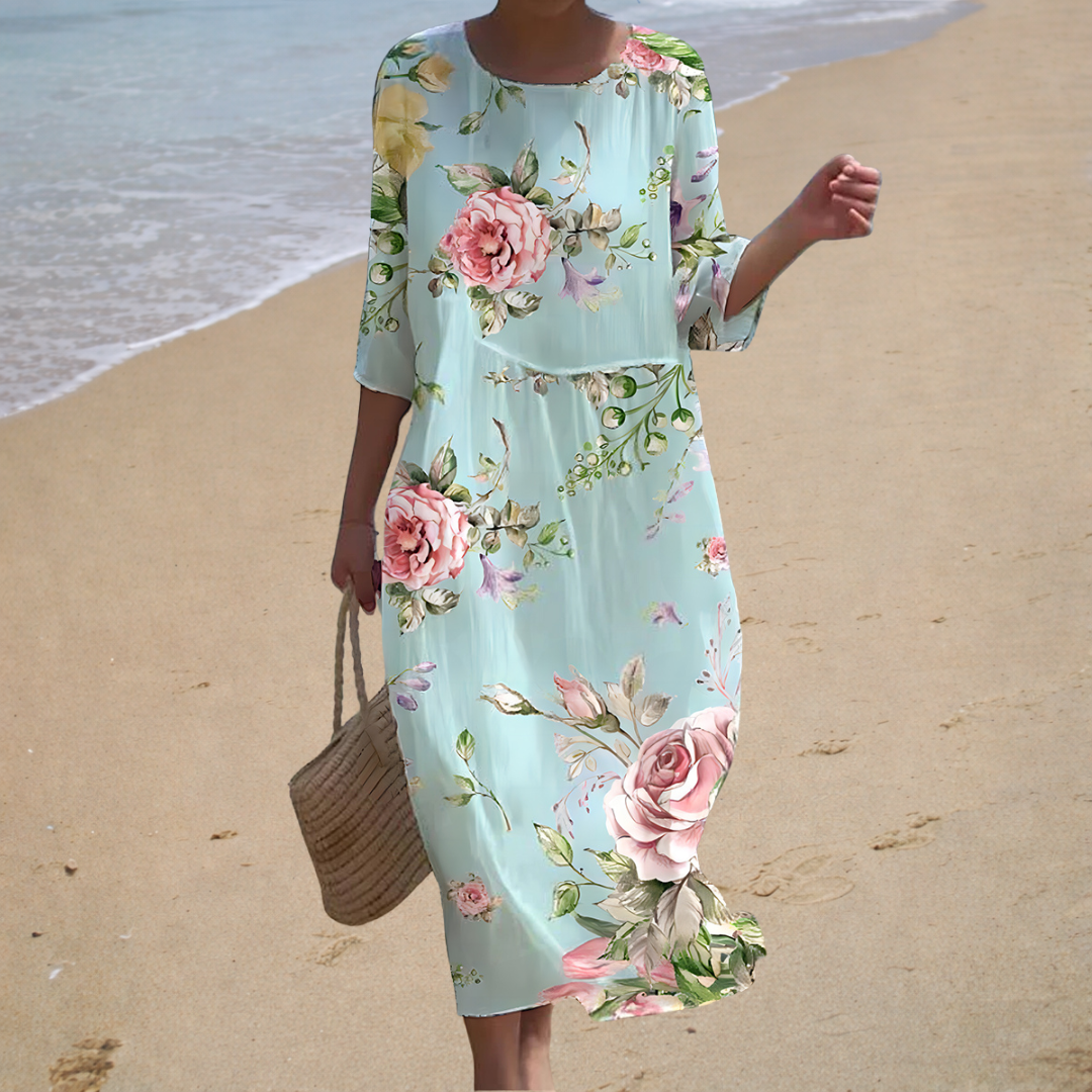 Joséphine™ | Floral Midi Dress