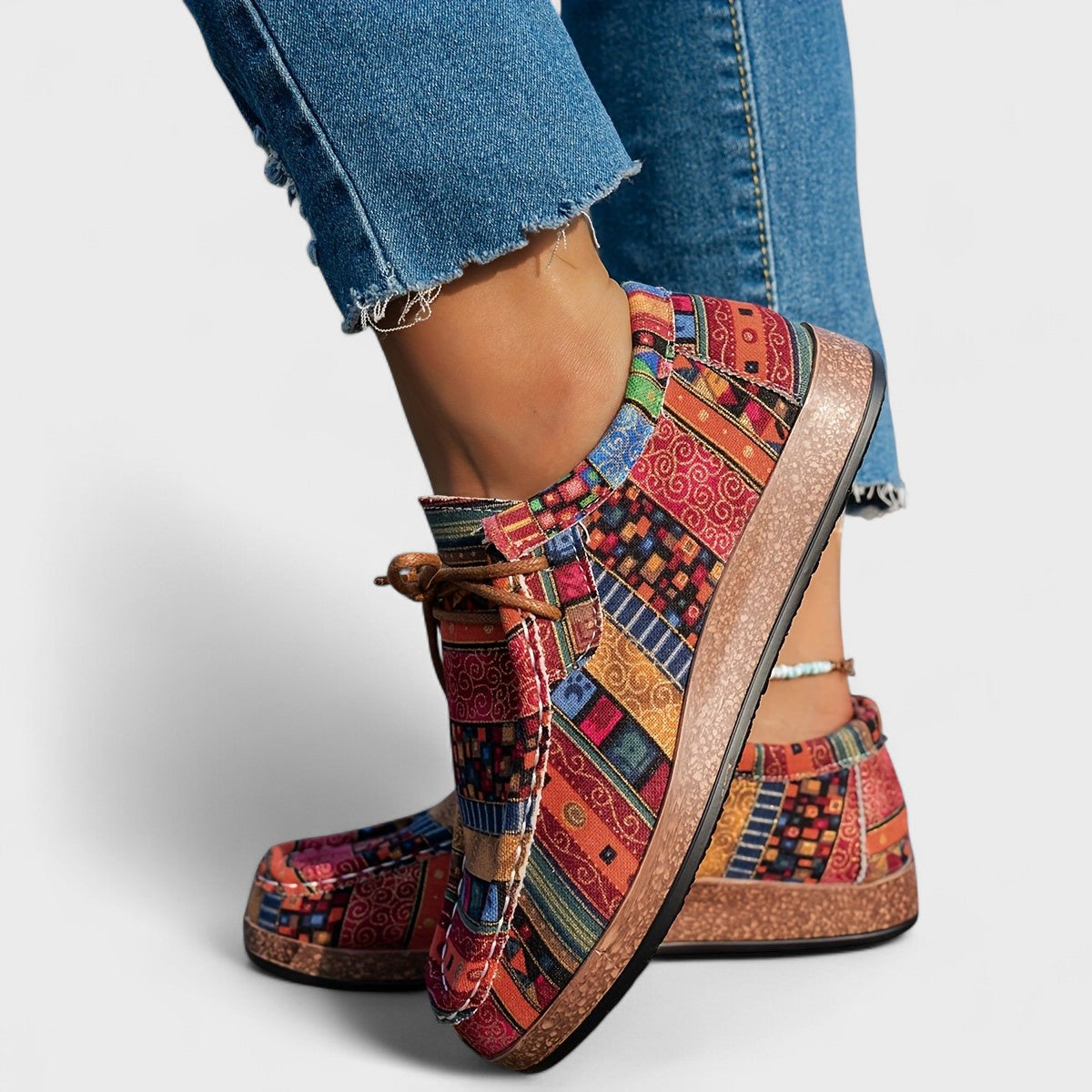 Seryphina™ | Colourful Canvas Sneakers