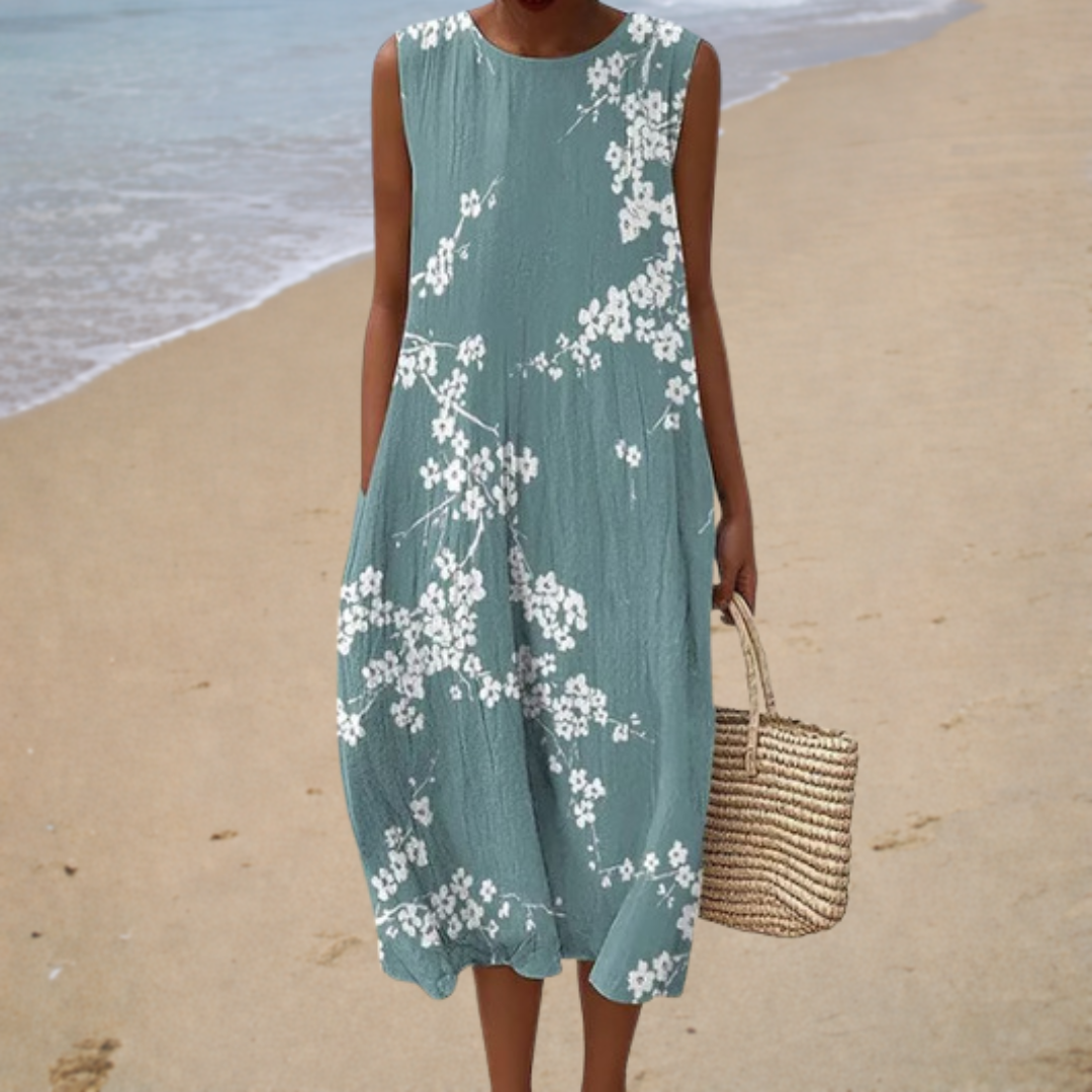 Geneviève™ | Floral Midi Dress