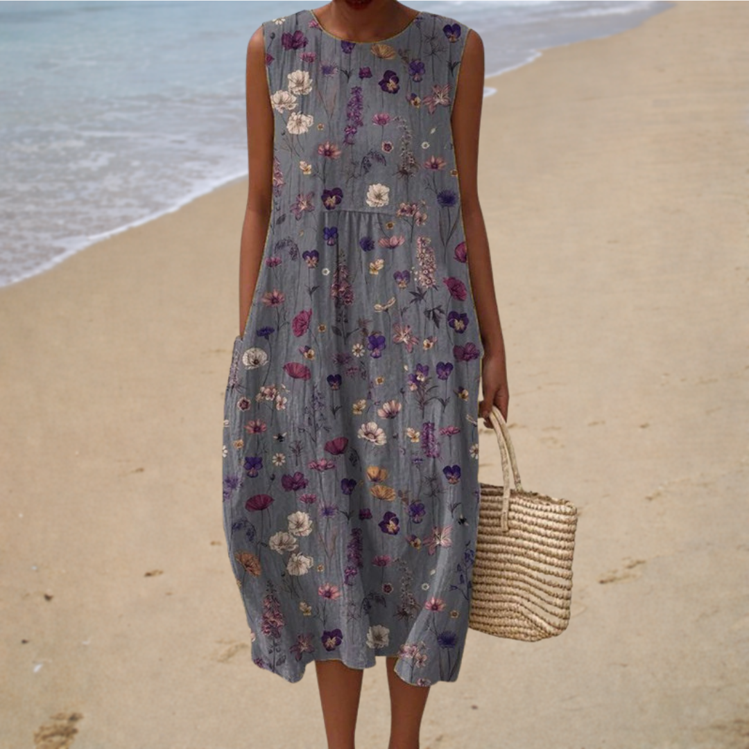 Geneviève™ | Cotton Midi Dress