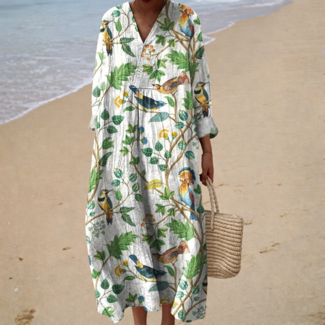 Sylvie™ | Tropical Print Dress