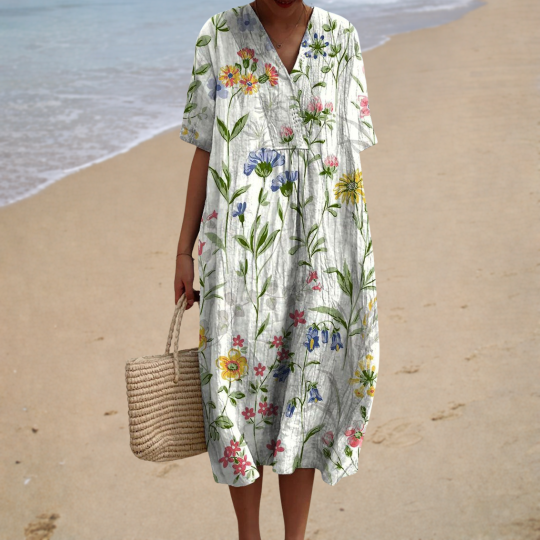 Delphine™ | Floral Maxi Dress
