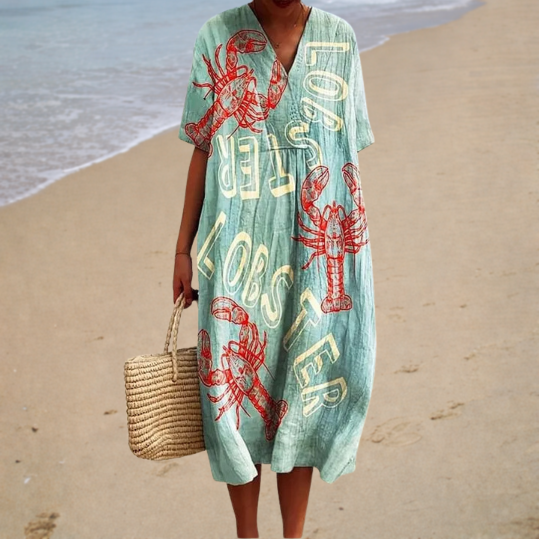 Lucie™ | Lobster Print Dress