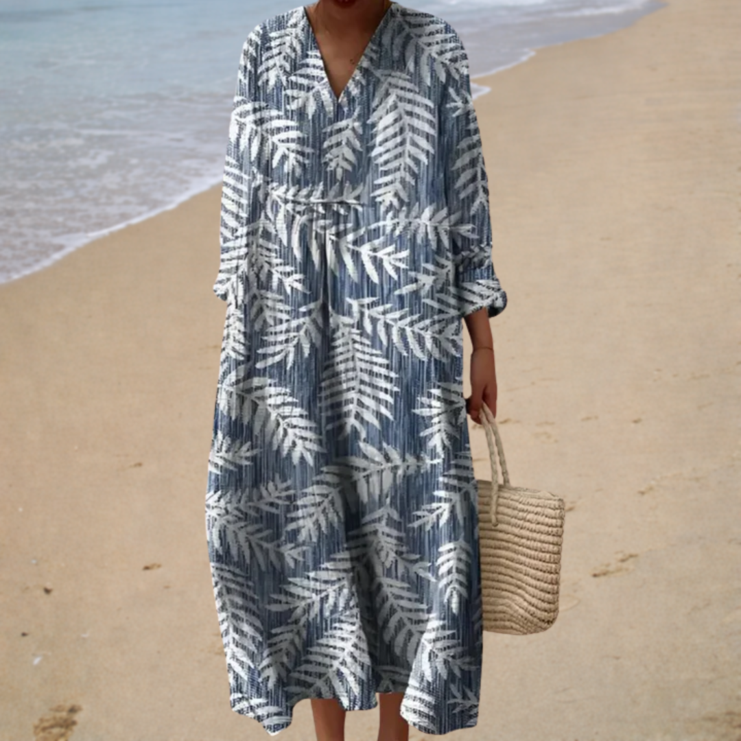 Isabelle™ | Tropical Maxi Dress