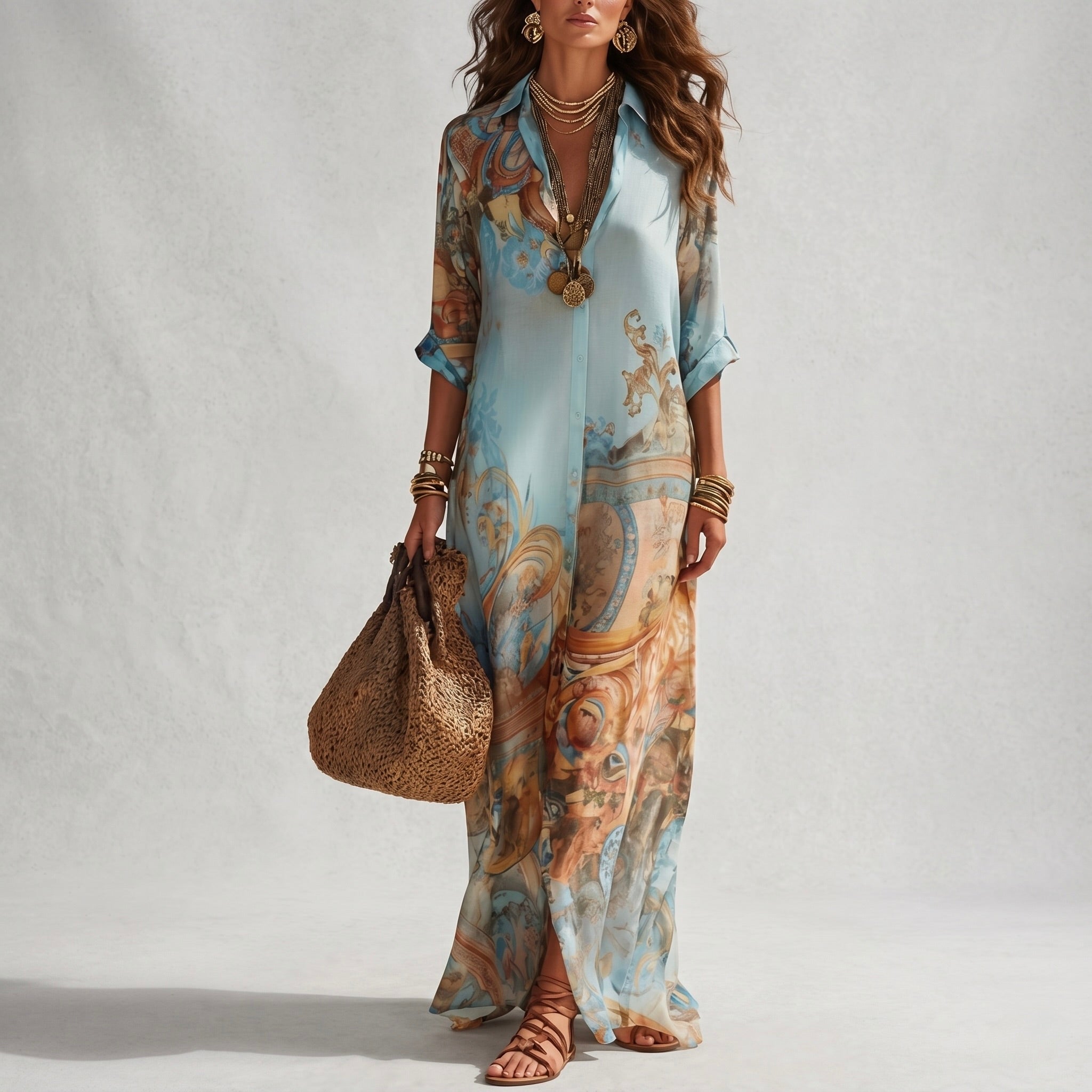Elvie™ | Chiffon Summer Dress
