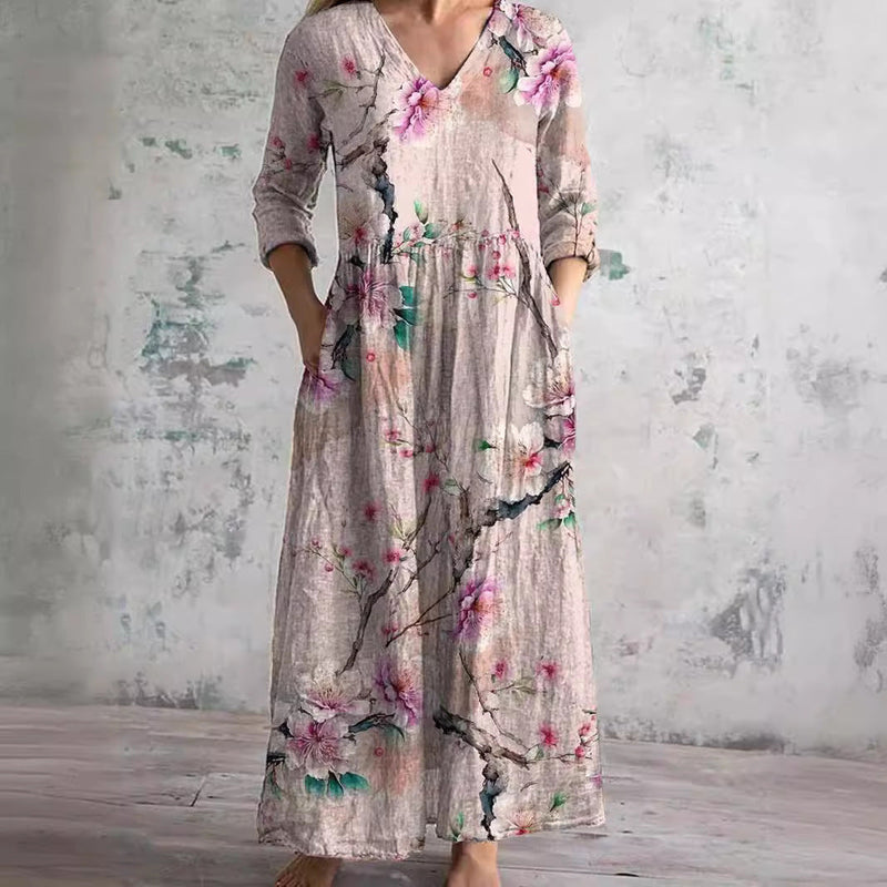 Caroline™ | Floral A-Line Dress