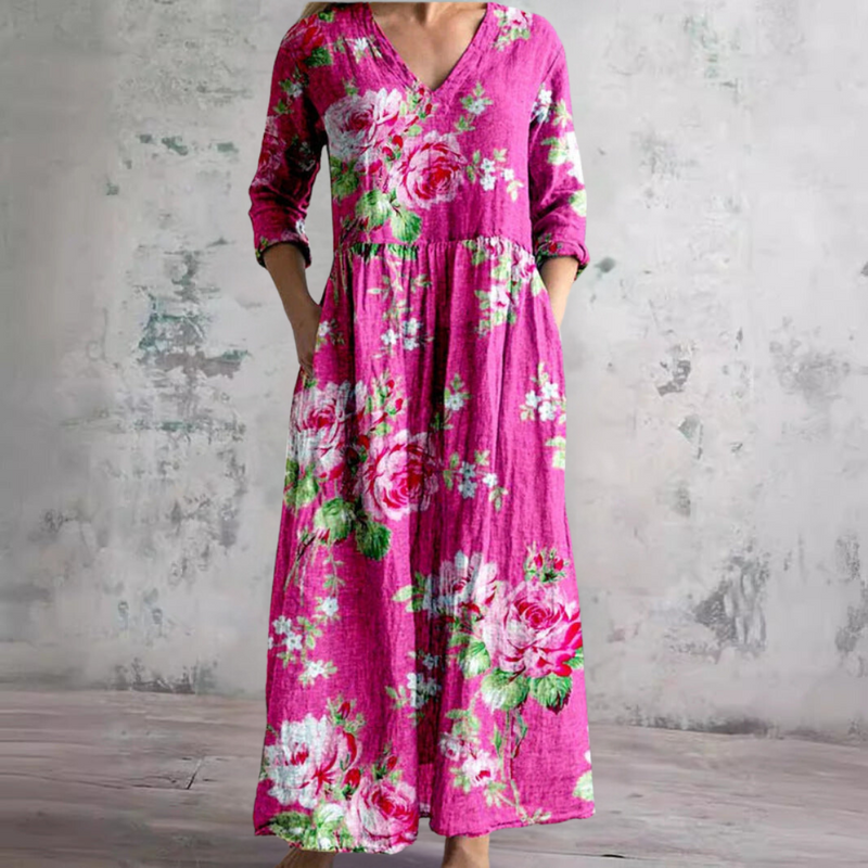 Fiona™ | Floral A-Line Dress