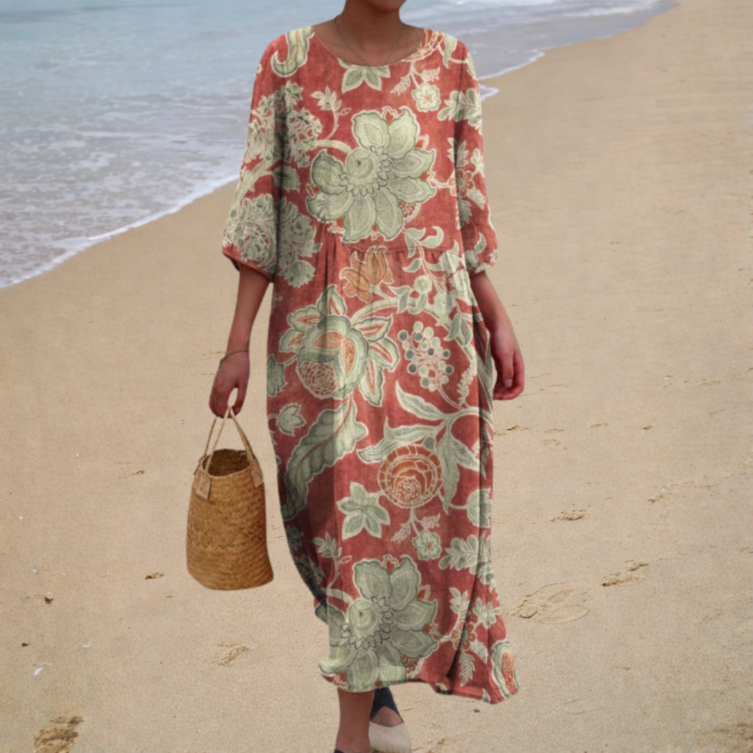 Bérénice™ | Floral Maxi Dress