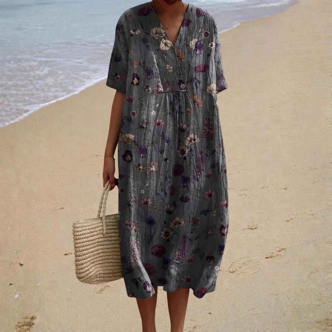 Violette™ | Bohemian Floral Dress