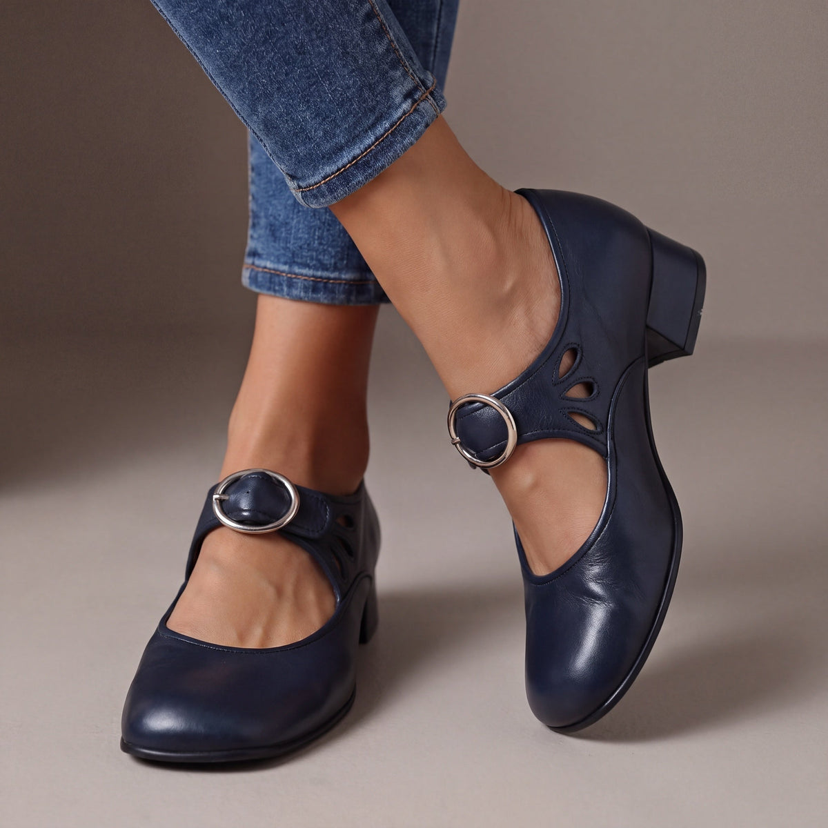 Josephine™ | Leather Mary Jane Shoes